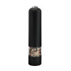 Electric Salt Spice Pepper Herb Mills Grinder with LED Light pepper Salt Mills Kitchen Tools Kitchen Accessories Black
