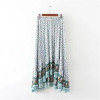 Elasticity waist Long Skirts Womens Boho Style Skirt Female Vintage Sexy Skirt 2017 New Spring Summer Beach Skirts