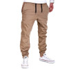 Elastic Waist Drawstring Solid Color Casual Harem Pants New Fashion Men Pants Pocket Long Full Length Trousers