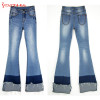 Elastic Ripped Women Flare Jeans Long Bell-Bottoms Jeans Stretching For Girls Trousers for women Jeans Large Size