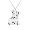 Cute Jack Russell Terrier Dog Pendant Necklace