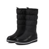 EGONERY snow boots women platform 4 cm heel shoes 2017 winter new come round toe genuine leather upper shoes woman mid calf boot