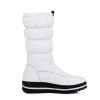 EGONERY snow boots women platform 4 cm heel shoes 2017 winter new come round toe genuine leather upper shoes woman mid calf boot
