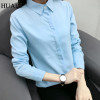 Office Blouse Women Long Sleeve Blouse Shirt 2017 Autumn New Solid Colour Fit Female Tops Korean Fashion Elegant Women Shirt Office Blouse Women Long Sleeve Blouse Shirt 2017 Autumn New Solid Colour Fit Female Tops Korean Fashion Elegant Women Shirt