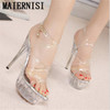 Odinokov Sexy Peep Toe Valentine Shoes  Woman High Heel 14cm High  Women High Heels Women Wedge Shoes Pumps Rhinestone Shoes Odinokov Sexy Peep Toe Valentine Shoes  Woman High Heel 14cm High  Women High Heels Women Wedge Shoes Pumps Rhinestone Shoes