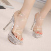 Odinokov Sexy Peep Toe Valentine Shoes  Woman High Heel 14cm High  Women High Heels Women Wedge Shoes Pumps Rhinestone Shoes Odinokov Sexy Peep Toe Valentine Shoes  Woman High Heel 14cm High  Women High Heels Women Wedge Shoes Pumps Rhinestone Shoes