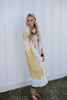 Ocean Dreams Tie Dye Kimono Duster - Yellow