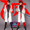 Newest Bigbang Stage Show Coat MEN Singers DJ Fashion Slim Red White Letter Long Suit Jacket Dress Clothing Costumes S-5XL