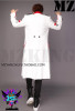 Newest Bigbang Stage Show Coat MEN Singers DJ Fashion Slim Red White Letter Long Suit Jacket Dress Clothing Costumes S-5XL