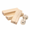 New Wooden Tower Wood Building Blocks Toy Domino 54 +4pcs Stacker Extract Building Game Kids Educational Birthday Gift