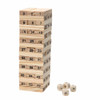 New Wooden Tower Wood Building Blocks Toy Domino 54 +4pcs Stacker Extract Building Game Kids Educational Birthday Gift