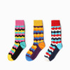 New women's sock long  socks style Wave gradient cotton socks Autumn  Winter