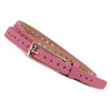 New Women's Lady PU Leather Skinny Thin Narrow Buckle Waist Belt Waistband Strap