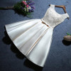 New Arrival Elegant Party Mini Prom Dress Vestido De Festa A-line Lace Lace-up Cocktail Party Dress Free Shipping SA939