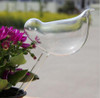 New arrival Creative Bird Shape Clear Glass Self Watering Garden Sprinklers Automatic Waterer for Plant Flower