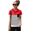 New arrival Cotton striped t-shirt women short sleeve hooded Causal t shirts Women Summer tops for women clothing tshirts New arrival Cotton striped t-shirt women short sleeve hooded Causal t shirts Women Summer tops for women clothing tshirts