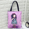 New Arrival Character Women's Handbag Durable Canvas Portable Shoulder bag Ladies Cartoon Casual Tote Bag Hot sale Shopping Bags