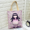 New Arrival Character Women's Handbag Durable Canvas Portable Shoulder bag Ladies Cartoon Casual Tote Bag Hot sale Shopping Bags