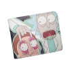 New Arrival Cartoon Ricky and Morty Men Wallets Children Women Short Leather Prints Purse Coins Purse Zipper Pocket Cards Holder