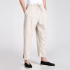 New Arrival Beige Chinese Men's Kung Fu Trousers Cotton Linen Pants Clothing Size S M L XL XXL XXXL 2608