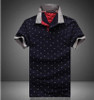 New Brand Polos Mens Printed POLO Shirts 100% Cotton Short Sleeve Camisas Polo Casual Stand Collar Male Polo Shirt 4XL EDA234