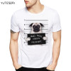 New brand clothing Summer Fashion French Bulldog Design T Shirt Men's High Quality dog Tops Hipster Tees funny t-shirt for men