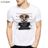 New brand clothing Summer Fashion French Bulldog Design T Shirt Men's High Quality dog Tops Hipster Tees funny t-shirt for men