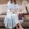 New Arrivals Lace Nightgowns Soft Home Dress Cotton Nightwear Women Sleepwear Solid Sleep Lounge Vintage Nightgown Female #H187