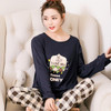 New Arrivals 2017 Lovers pajamas women long-sleeved spring thin pajama sets men pure couple pajamas for men set sleepwear suit
