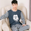 New Arrivals 2017 Lovers pajamas women long-sleeved spring thin pajama sets men pure couple pajamas for men set sleepwear suit