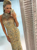 Heavy Rhinestones Crystal Champagne Mermaid Prom Dresses 2017 Robe de soiree High Neck Long Luxury Evening Dress Party Gowns Heavy Rhinestones Crystal Champagne Mermaid Prom Dresses 2017 Robe de soiree High Neck Long Luxury Evening Dress Party Gowns