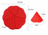 Heart Shape Waffle Mold 5-Cavity Silicone Oven Pan Baking Cookie Cake Muffin Cooking Tools Kitchen Accessories Supplies