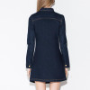 HDY Haoduoyi Womens Vintage Slim denim ling sleeve Mini Dress Pockets Fashion Lady Short Dresses for wholesale Women Vestidos