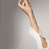 HDY Haoduoyi Solid White Sweet Fashion Women Shirts Long Sleeve O-neck Split Hollow Out Buttons Female Blouses Elegant Tops