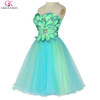 Grace Karin Cocktail Dresses 2017 Sweetheart Backless Prom Dress Party Dress Knee Length Turquoise Robe De Cocktail Gowns