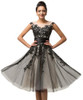Grace Karin 2017 Soft Tulle Lace Long Black Appliques Evening Dresses Elegant Sequin Sleeveless Formal Evening Dress Party Gowns Grace Karin 2017 Soft Tulle Lace Long Black Appliques Evening Dresses Elegant Sequin Sleeveless Formal Evening Dress Party Gowns