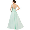 Grace Karin 2017 Mint Green Elegant Long Evening Dresses Floor Length Beading Formal Dress Backless Chiffon Evening Gowns GK7532