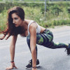 Gothic Print Leggings Women Clothing Fitness Leggings High Elastic Waist Winter Striped Workout Quick Dry Pants Women