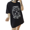 Gothic Moon Phase Witchcraft Cat Printed Female Harajuku T-Shirt Short Sleeve Women Tops Loose Summer T Shirt