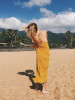 V-neck Backless Split-side Maxi Dress V-neck Backless Split-side Maxi Dress