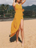 V-neck Backless Split-side Maxi Dress V-neck Backless Split-side Maxi Dress