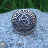 Triquetra Trinity Knot Ring With Runes Triquetra Trinity Knot Ring With Runes