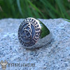 Triquetra Trinity Knot Ring With Runes Triquetra Trinity Knot Ring With Runes