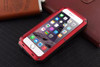 UYG for iphone 5s case 360 degree protection Luxury doom armor Metal phone cover for iphone 5c 5 SE case+front Tempered glass
