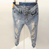 Uwback 2017 New Brand Summer Style Women Jeans ripped Holes Harem Pants Jeans Slim  vintage boyfriend jeans for women TB493