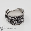 Odin's Ravens Ring Huginn and Muninn With Triskelions