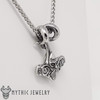 Mjolnir Pendant With Goats Head and Viking Face