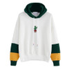 Cactus Kawaii Clothing Striped Pullover Woman Hoodies Loose Sweatshirt 2017 New Brands Design Harajuku Hoodies Hoddie#121