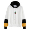 Cactus Kawaii Clothing Striped Pullover Woman Hoodies Loose Sweatshirt 2017 New Brands Design Harajuku Hoodies Hoddie#121