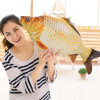 C-183Free Shipping New simulation crucian fish Pillow Stuffed Plush Animal Fish Toy Stuffed Dolls Valentines for Baby